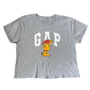 Gap X Garfield The Cat Crewneck T Shirt SZ XXL NWOT Casual Classic 80's